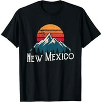 Retro New Mexico Wilds Wildswnes kratki rukav crni majica okrugli vrat