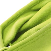 Ženska dugačka kapuljača s dugim rukavima Srednja duljina stilski pulover vrhovi dukserica, zelena