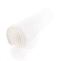 Čvrsta DBP tkanina - dvostruki četkani poliesterski put - toplo bijelo - 1 2YD