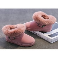 Ymiytanske čizme za djevojke Djeca Udobne snježne cipele na otvorenom čizme za gležnjeve ružičaste -