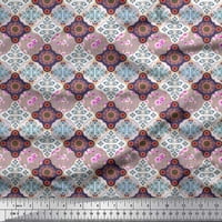 Soimoi Rayon tkanina cvjetna i mandala patchwork tkanina za ispis sa širokim dvorištem
