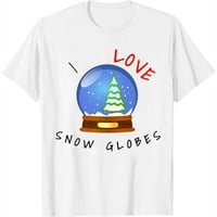 Snow Globe Funny Majica Božićne zimske teme poklon