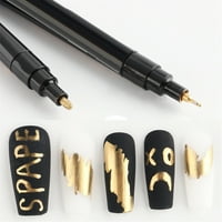 V Zakivan IT Alat za poboljšanje noktiju Gold Ručno oslikana linija DIY akril Označi olovka za poboljšanje noktiju 3ml nokti dizajn četkica Japan