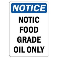 Prometni znakovi - Obavijest - Napomena Nafta za hranu Potpisut samo aluminijumski znak Street Weather Odobren znak 0. Debljina