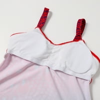 Samickarr Ljetni štednji zasebnice bikini setovi za žene Ženske tiskanje dva seksi push-up jastučić
