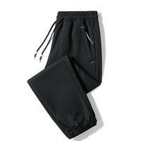 SNGXGN znoj hlače za muškarce Muška udobnost Stretch Classic Fit ravni prednji teretni pant - Regular