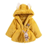 Odjeća za dijete Zimska jakna Up dječji rukav Dječja odjeća + torba Zip crtani drži dukseve duge tople