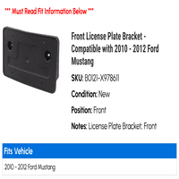 Prednja državna ploča - kompatibilan sa - Ford Mustang 2011