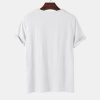 Casual klasik fit tee odjeću muške ljetne košulje Crewneck modni vrhovi srčana grafička bluza za bluzu