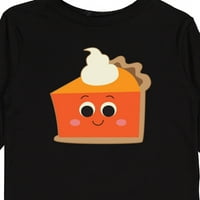Inktastična zahvalnost Pumpkin Pie Slatka poklon mališani dječak ili majica s dugim rukavima