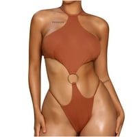 Slatki jedno kupaći kostim za žene zavoja za zavojnim kupaćim kupaćim kupaćim kupaćim kupaćim kupaćim