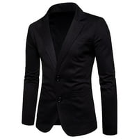 Zimske jakne za muškarce čišćenje muškaraca Slim-Fit Solid odijelo COLLAR COLLY MALO SUČENE COLDUROY