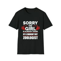 Žao mi je djevojka koju je snimio vrući zoologist Unise majica S-3XL Valentinovo