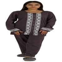 Moomaya ženska sobna noćna odjeća set za spavanje Top & Pajama PJ Nightsets