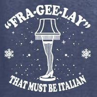Divlji bobby fra-gee-lait koji mora biti talijanska svjetiljka božićne priče božićne muškarce grafički