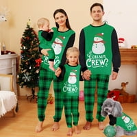 Božićna priča Pidžama Organska pamučna porodična spavaća odjeća Ispis slatke pidžame za odrasle mlade