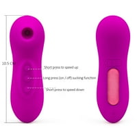 Sisa vibrator za žene, klitorisni stimulator bradavice punjivi g spoznaje klitorika ženska osoba za