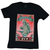 Majica Godzilla Muške - stil žiga napravljen u Japanu Image
