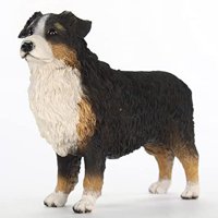 Australijski ovčar, trobojnik, priključena originalna figurica za pse