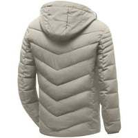 Muške zimske šivene ležerne debele fit bočni šav džepovi topli patentni pamučni jakni na klirensu