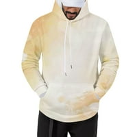 Durtebeua muški grafički duksevi dugih rukava s kapuljačom s kapuljačom pulover dukserice