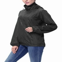 Kingshop otporna na vjetar i vodu otporna na kišu s kapuljačom otporna na s kapuljaču, jakna sa jaknom za jakna s prednjim vjetrom