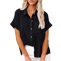 Ženska ljetna kratka kratka rukava kratka rukava kratka majica casual tee na vrhu majica Comfort Tops