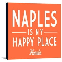 Napulj, Florida - Napulj je moje srećno mjesto - jednostavno rečeno - umjetničko djelo u vezi sa fenjerom