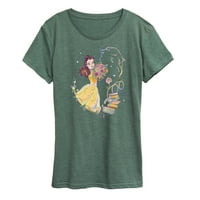 Disney - Belle - Ženska grafička majica kratkih rukava