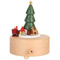 Muzička kutija, Božićna cilindrična muzička igračka, božićni pokloni za djecu sa porodicom Djedeljača