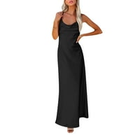 Hanzidakd ljetne haljine za žene Ženske haljine bez rukava mala modna dugačka suknja povremena haljina