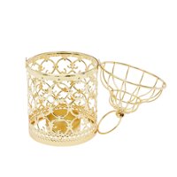 Držač svijeća svjetlo lampica lampa za svijećom svjetiljkama Domaći dekor Poklon Birdcage Gold