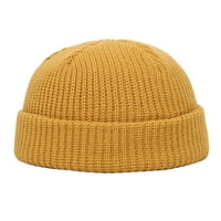 Twifer HATS Modni unisni Držite topla zimska ležerna pletena šešir za skijanje od vunene šešire