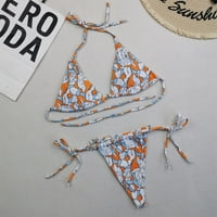 Ženski ton sa vožnjom bikinija visokog struka brazilskog bikinija Dva ljetna plaža Seksi kupaći kostim
