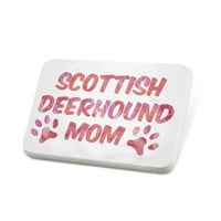 Porcelein Pin pas i mačka mama škotska deerhound Revel značka - Neonblond