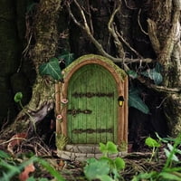 Minijaturna vrata doma za drveće vanjska minijaturna vrata za ukrašavanje drveća vrtni dodaci d