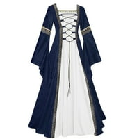 Ženska haljina Ženska haljina Ženska vintage keltska srednjovjekovna podna dužina renesanse Gothic Cosplay