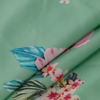 Haljine za žene Ljeto Ležerne prilike dugih rukava V-izrez cvjetno tiskane nepravilne duge haljine dame