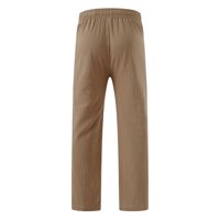 Muške džepne hlače Čvrsto srednji struk pune dnevne pantalone Hlače dužine muške džepne crteže povremene