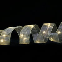 LED božićna vrpca Dvostruki slojevi Tulle Wired topla šarena rasvjeta navodna linija navodna privjesak