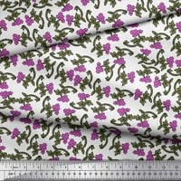 SIMOI CREPE svilena tkanina odlazi i cvjetni blok tiskane tkanine uz dvorište široko