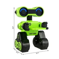 Topbuy daljinski upravljač Dječji igračka za robot programibilna interaktivna RC robot zelena