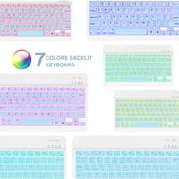 U lagana tastatura i miš sa pozadinom RGB svjetla, višestruki tanak punjiva tastatura Bluetooth 5. i