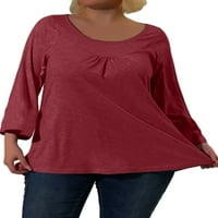 Julcc Plus veličina S-5XL ženska majica od labave ručice od pune košulje