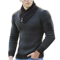 Zimski šal za žene Duks sa šakom za čišćenje Pleteni pulover Duks dugih rukava Muška šivanja džemper