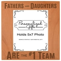 Thiswear najbolji tata ikad pokloni očevi kćeri # timski drveni laserski portret