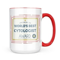 Neonblond svjetski najbolji citolog certifikat za nagradu za poklon za ljubitelje čaja za kavu