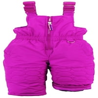 Pink platine Little Girls Hrnwit Skijaški jakni Skijaški odijelo Ski Bib