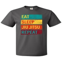 Inktastic jede spavanje Jiu Jitsu Ponovna majica