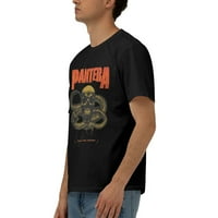 Muška bravado Pantera Službena košulja Summer Crew vrat na vrhu kratkih rukava majice Veliki crni
